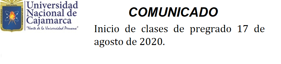 INICIO DE CLASES VIRTUALES 2020