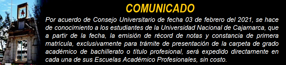 COMUNICADO